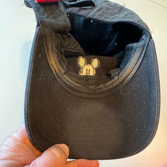 Retro Disney Mickey Mouse Cotton Strap Back Black Women’s OS Baseball Hat - Picture 4 of 5